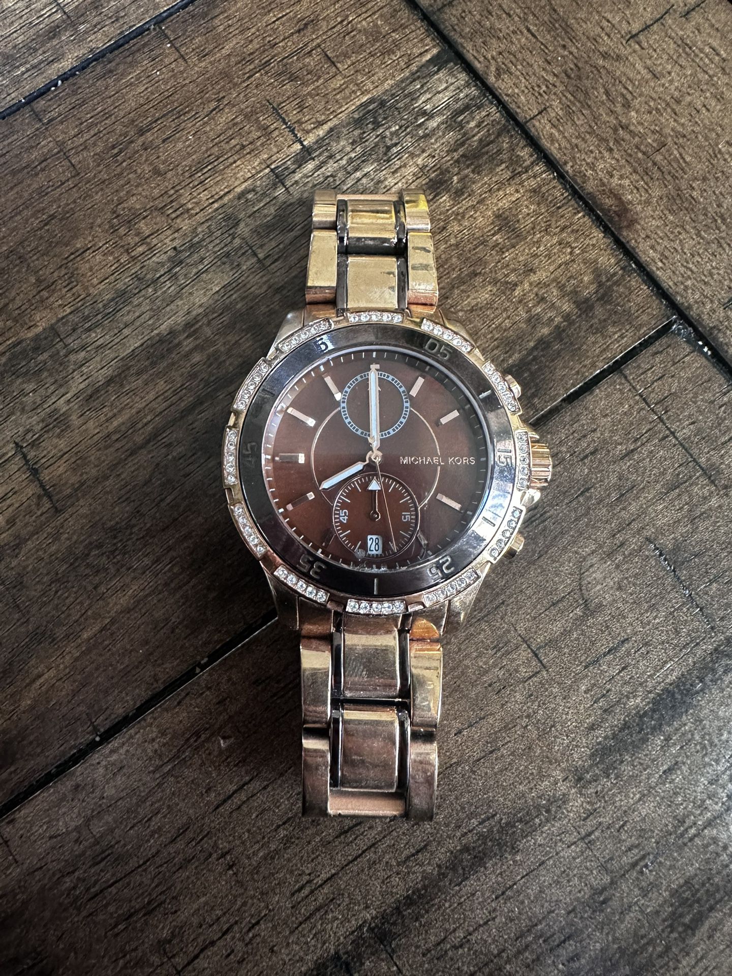 Michael Kors Chocolate Colored Watch 