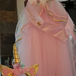 Unicorn Dress 6t-8t