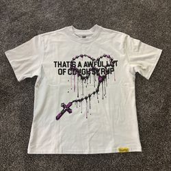 ALOC “That’s Awful Lot of Cough Syrup” Graphic T-Shirt – Size Large – Brand New