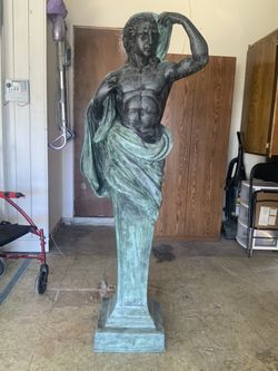 1Bronze And 3 Marble Statues