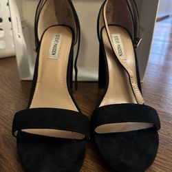 Steve Madden Black Velvet High Heel