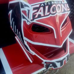 Custom Batman Armourd-Atl Falcons Theme Super Hero Mask 4 Tailgating-Mancave-Halloween-🚘-🏡Decor-🎁/Anniversaries-Shipping Available