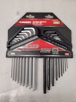 Husky 18-Piece Non-Slip Hex Key Set