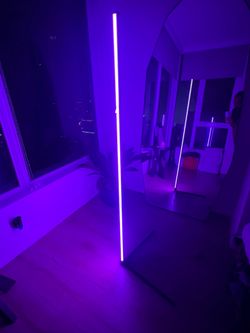 Colored led floor lamp for sale.