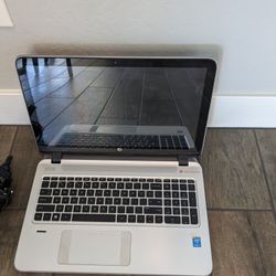 Laptop HP 15t-k100... Parts Only. Includes Power Adapter Cord