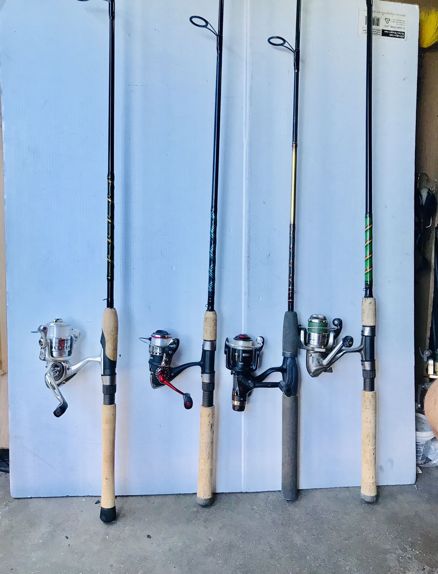 Fishing rods with reels $50 Each