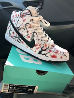 Rare Nike Dunk High Pro SB Cherry Blossom Size 11.5