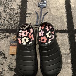 Women Fuzzy Slides 