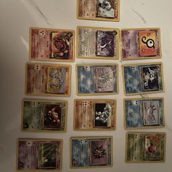 13 Pokemon 1995 Lot (all Unlimited!)