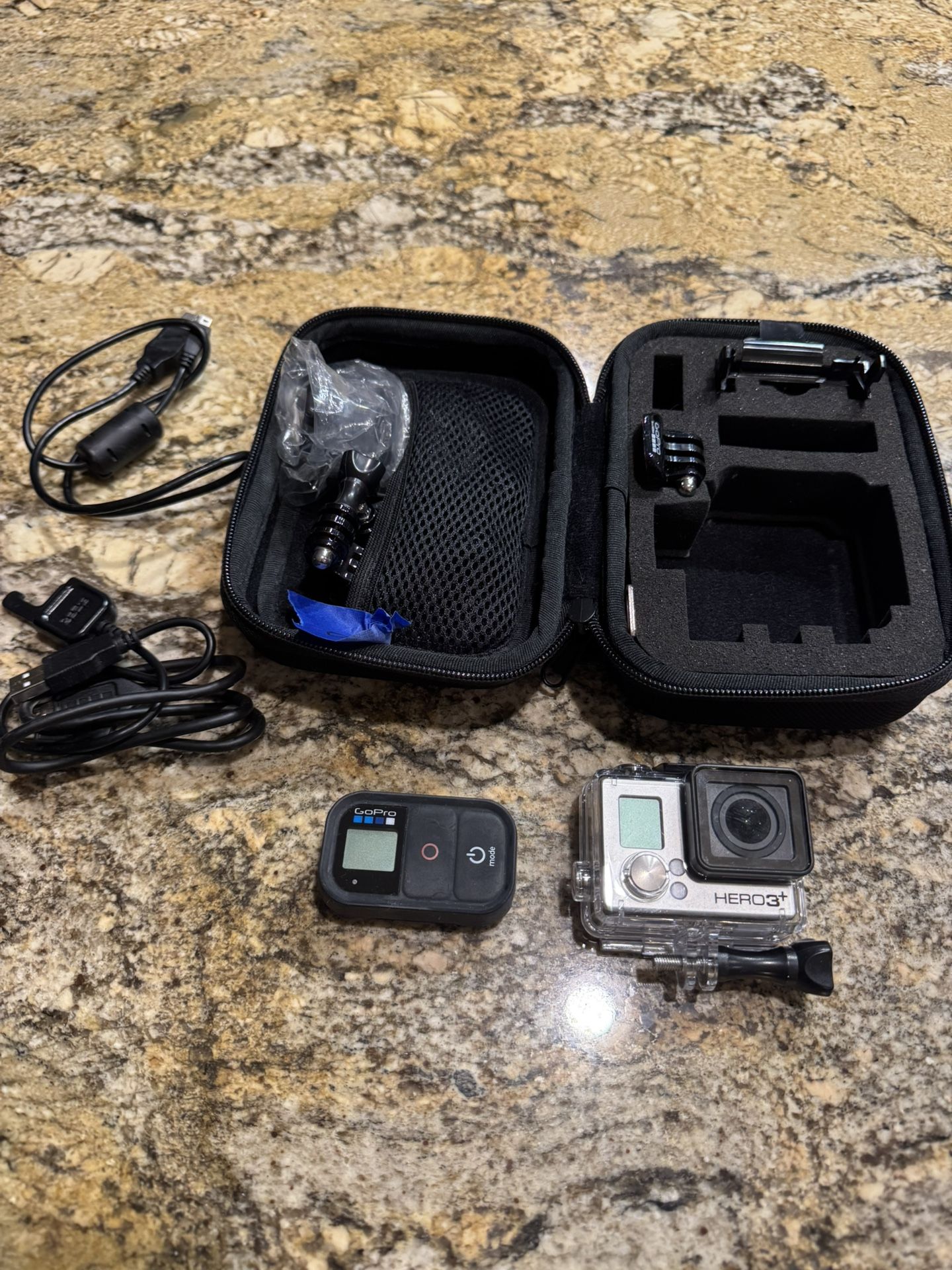 GoPro Hero3+ Silver Black 12MP Built-In Wi-Fi 1080p HD Waterproof Action Camera