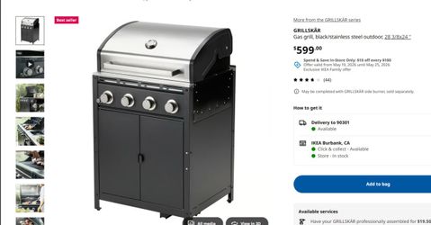 New grills GRILLSKÄR patio grill IKEA grill