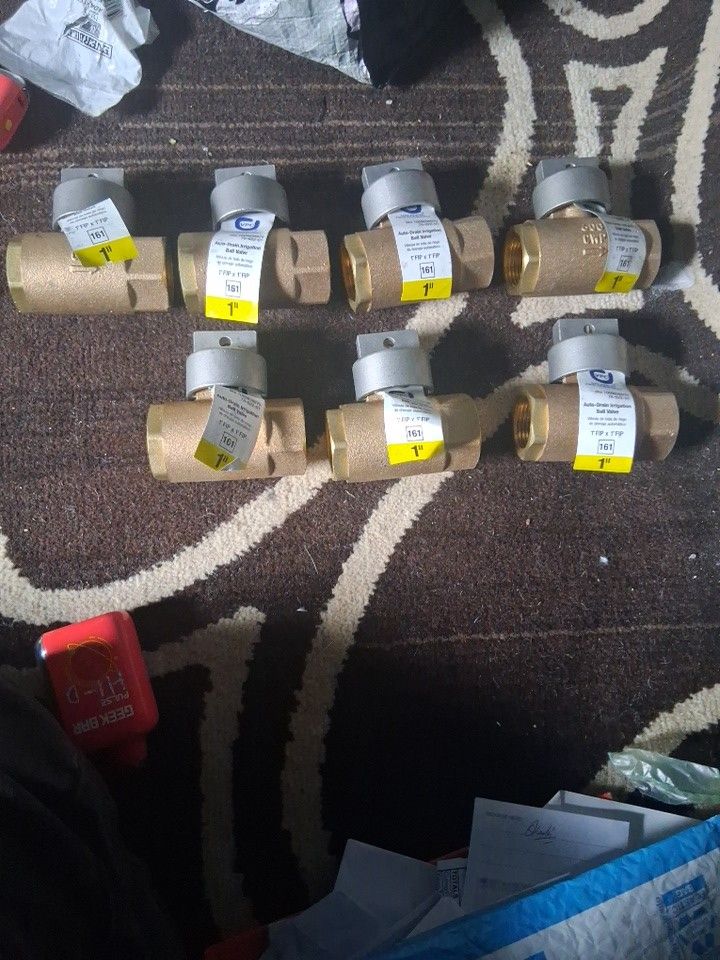 Auto-drain Irrigation Ball Valves 7 Brand New