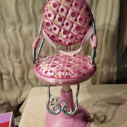 Sitting pretty 18" doll salon chair by battat