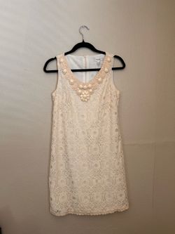 Dressbarn Pearly White Dress