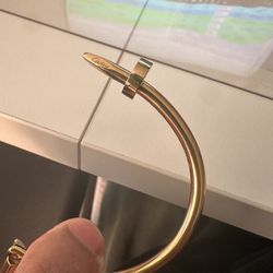 Cartier JUSTE UN CLOU BRACELET Nail Bracelet 