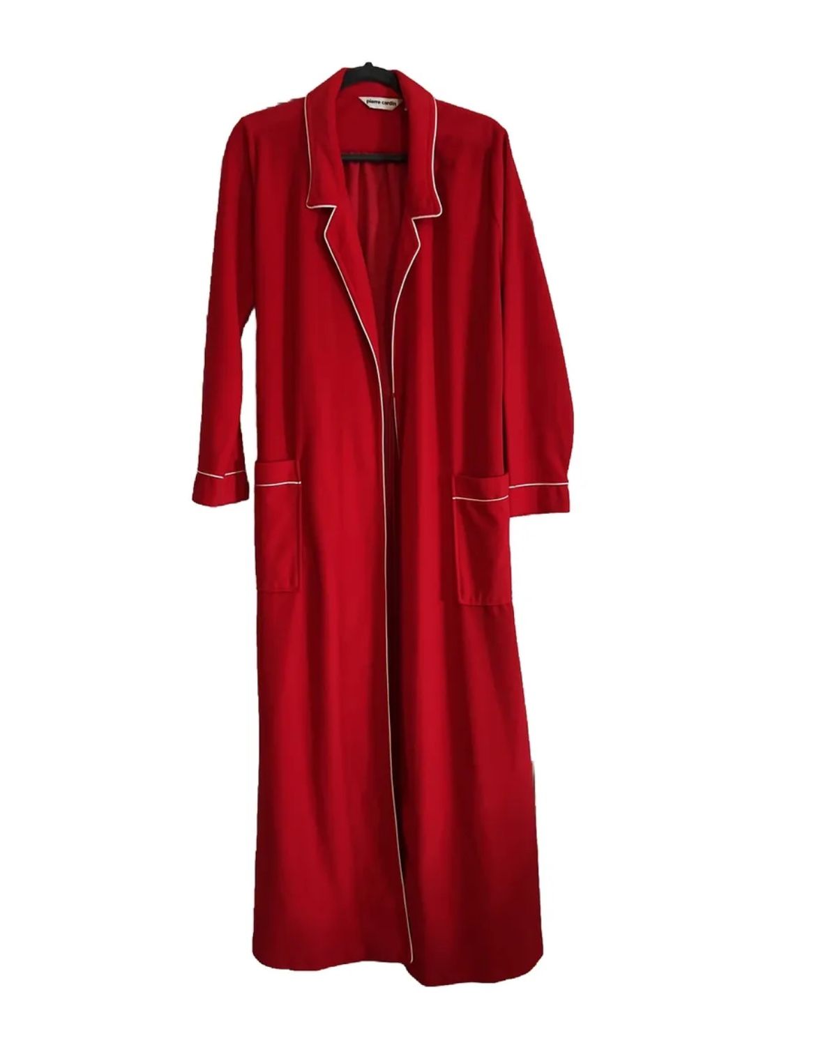 Pierre Cardin Paris New York Red Size Medium Robe Vintage Perfect Condition
