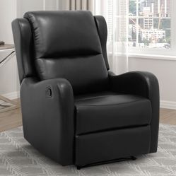 Durant Black Recliner
