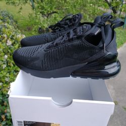 New Womens Nike Air Max 270 Black Wmn Size 8.5
