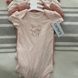 Set Of Baby Girl Bodysuits