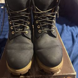 Timberlands Blue And Wheat Sz 11.5