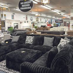 “Soft, Strong & Stylish — Black Or Brown Fluffy Couch Available in 7 Sizes!”