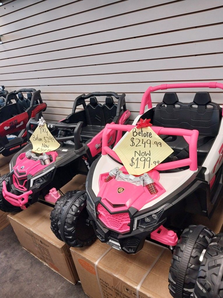 Kids Ride On Electric Car With Remote Control, Music, Radio Etc Availabile For $199