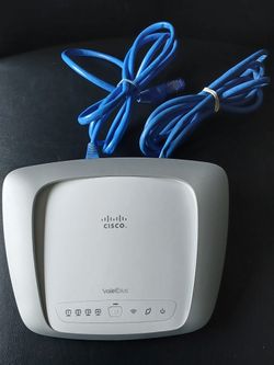 Cisco Valet Plus 300 Mbps 4-Port Gigabit Wireless N Router. M20. Not Tested.