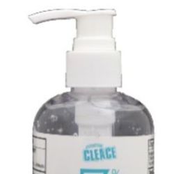 Cleace 75% Alcohol Hand Sanitizer (1 case /24ct, 8 oz. Bottles) (Kills 99% Germs)