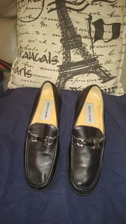 Pierre Cardin black men's dress shoes size 10