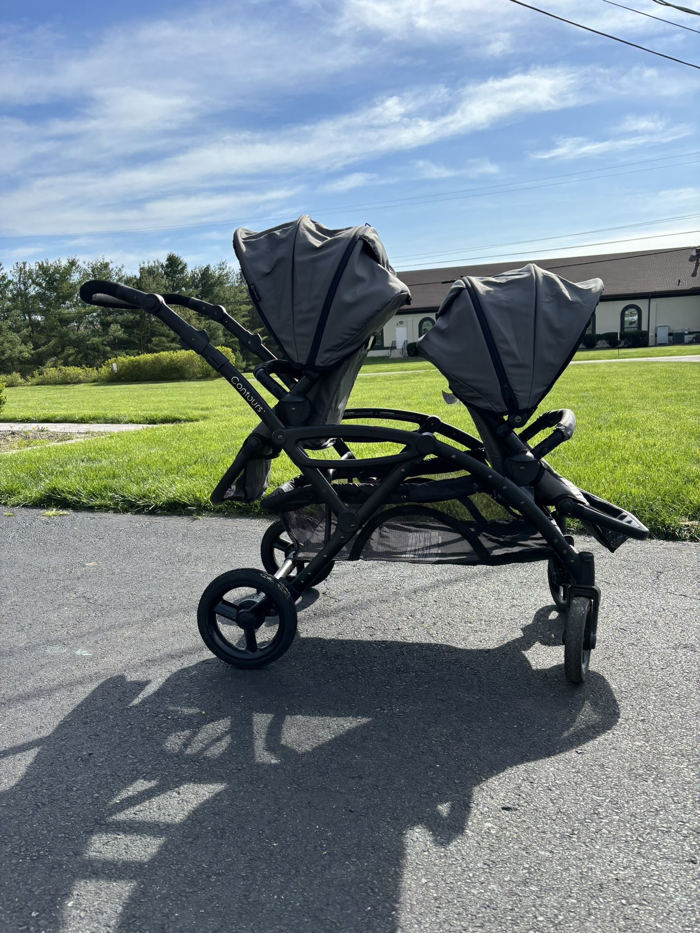 Contours® Options® Elite V2 Tandem Stroller in Charcoal