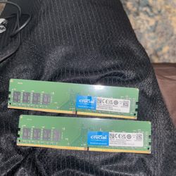 2 Sticks Of 8 GB RAM 3200 MHZ DDR4