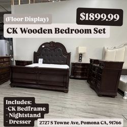 CK Wooden Bedroom Set (Floor Display) 