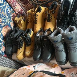 Men’s Work Boots Different Sizes 