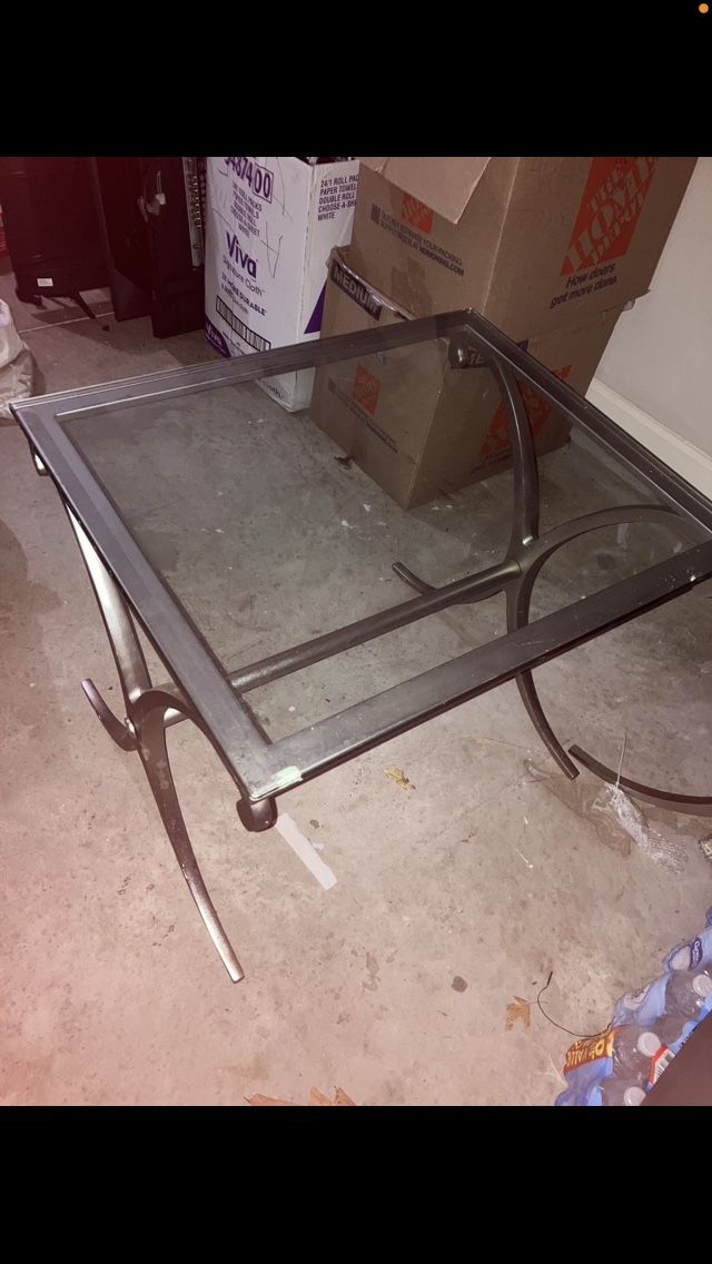 Glass End Tables 