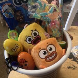 Baby shark Easter basket