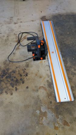 W wen track saw 120v w/ 110- inch tracks