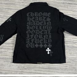 Chrome Hearts Patchwork Denim Jacket 