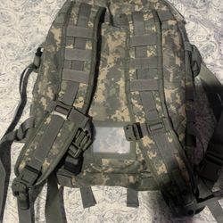 Army issue ACU 3 Day Assault Backpack