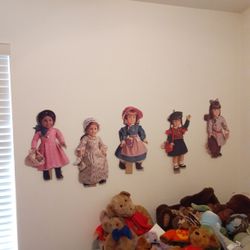 19" Tall PLYWOOD AMERICAN Girl CUTOUTS 