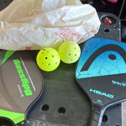 Pickleball Paddles And Balls