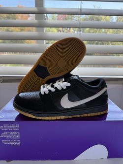 Nike SB Dunk Low Pro Black White Gum HF3704-003 Men's Size 7.5 Shoe