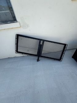 60 INCH X 20 INCH FOLDING TOW HITCH CARGO CARRIER RACK TRAVEL LUGGAGE RACK BASKET- 500 LBS
