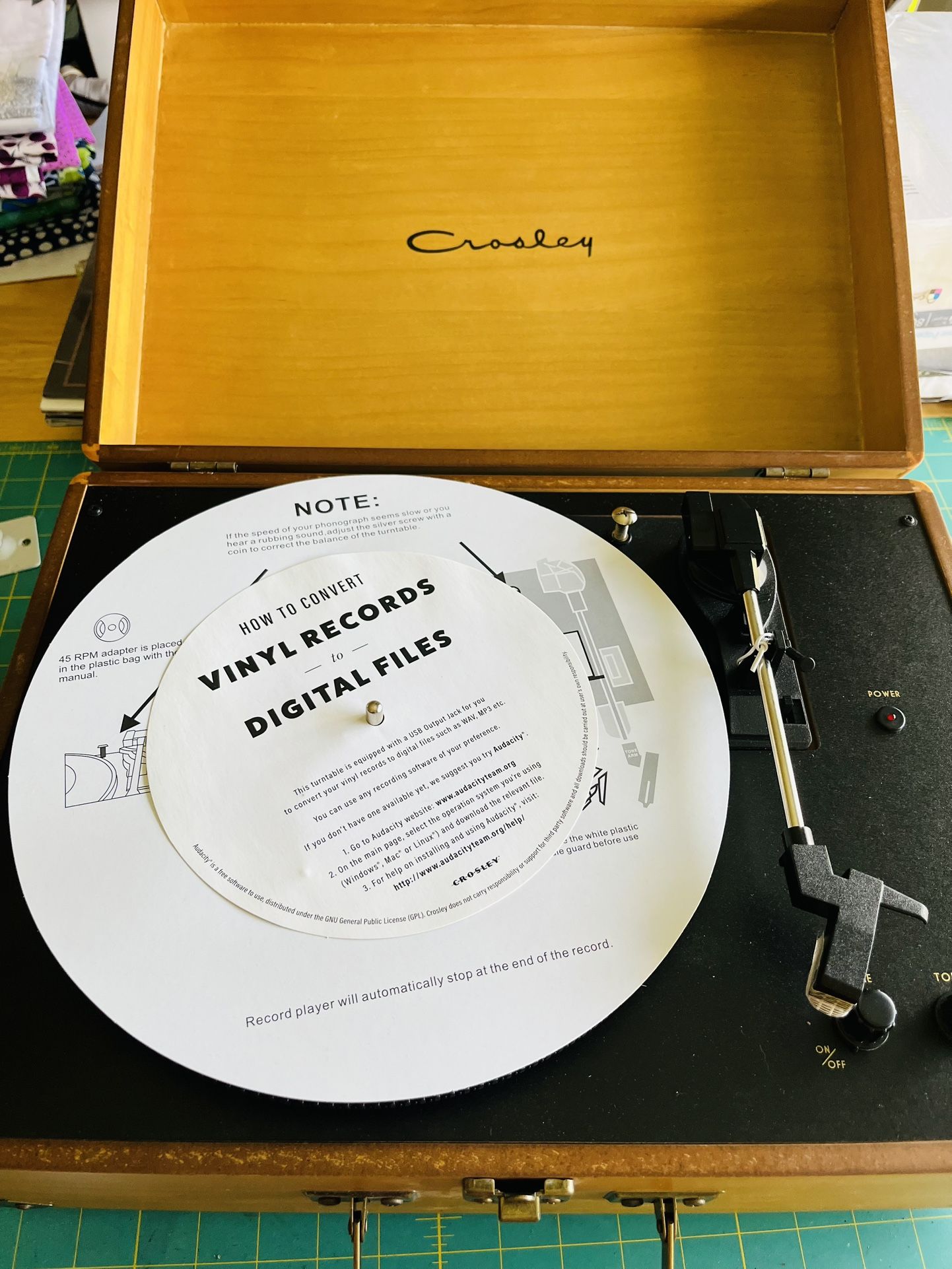 Crowley Record Player