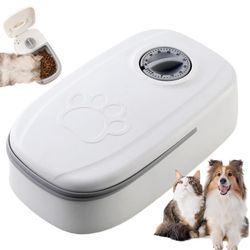 Automatic Pet Feeder 24 Hours Retain Freshness ABS Timed Cat Feeder