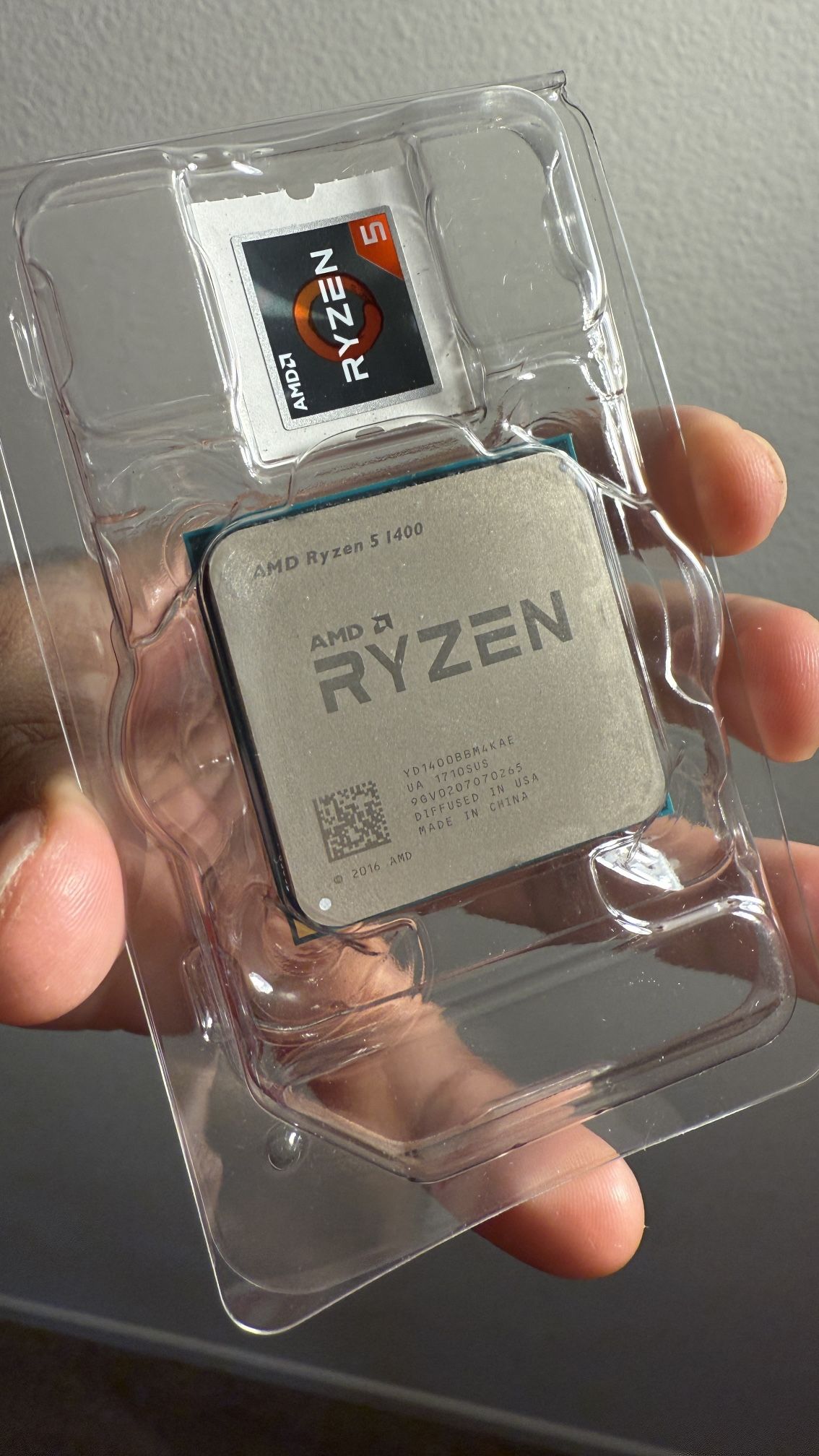 AMD Ryzen 5 1400 CPU