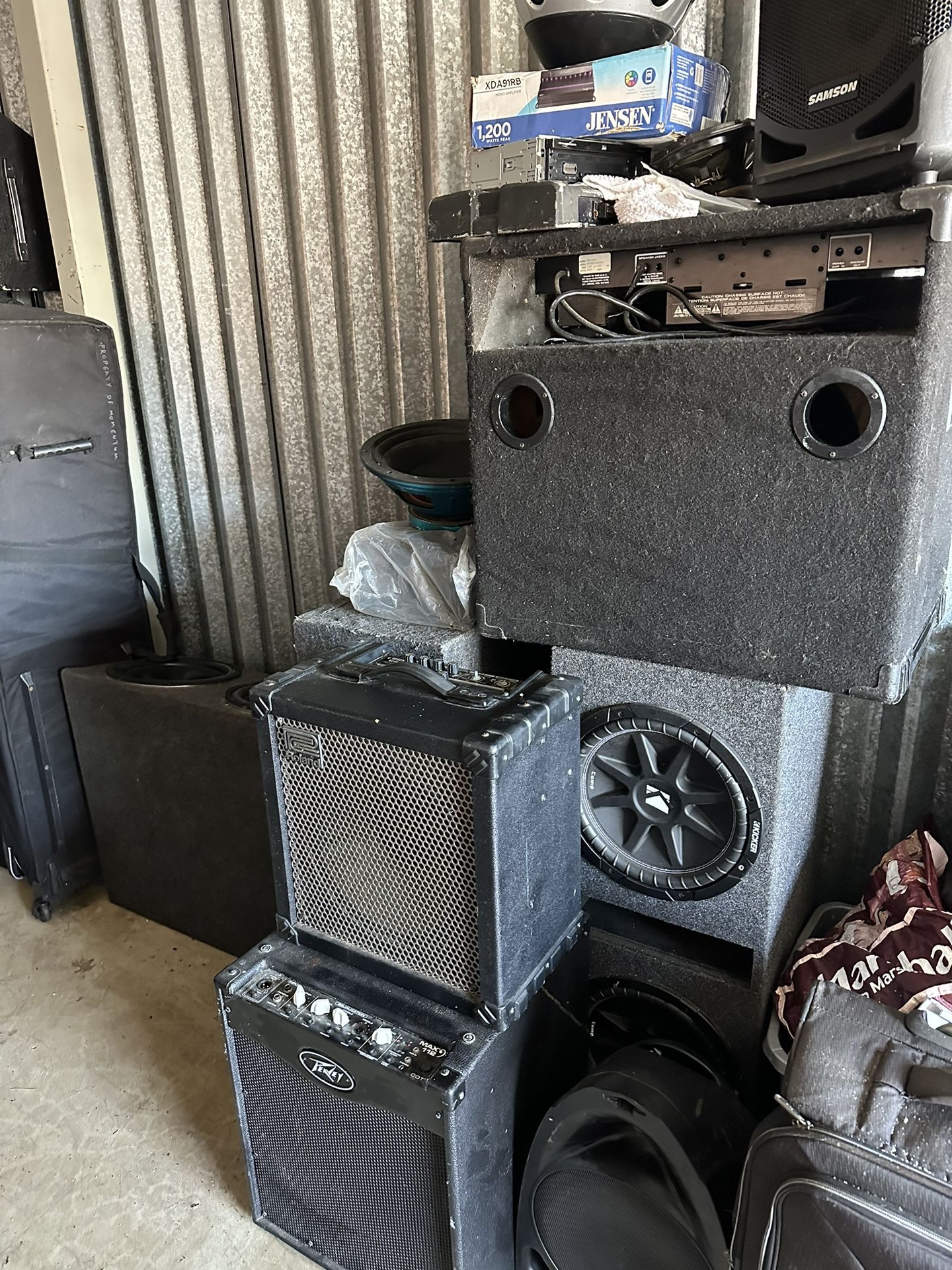 Bulk Speaker / Amps / Cables / Microphones/