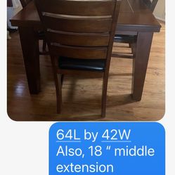 Real Wood Dining Room Table