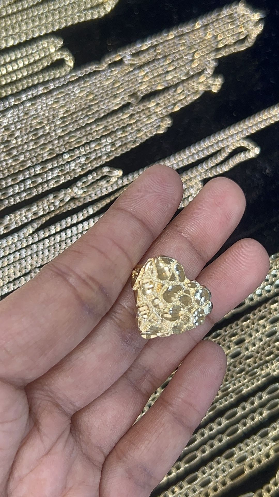 Heart Nudget Ring 10kt Gold 1075