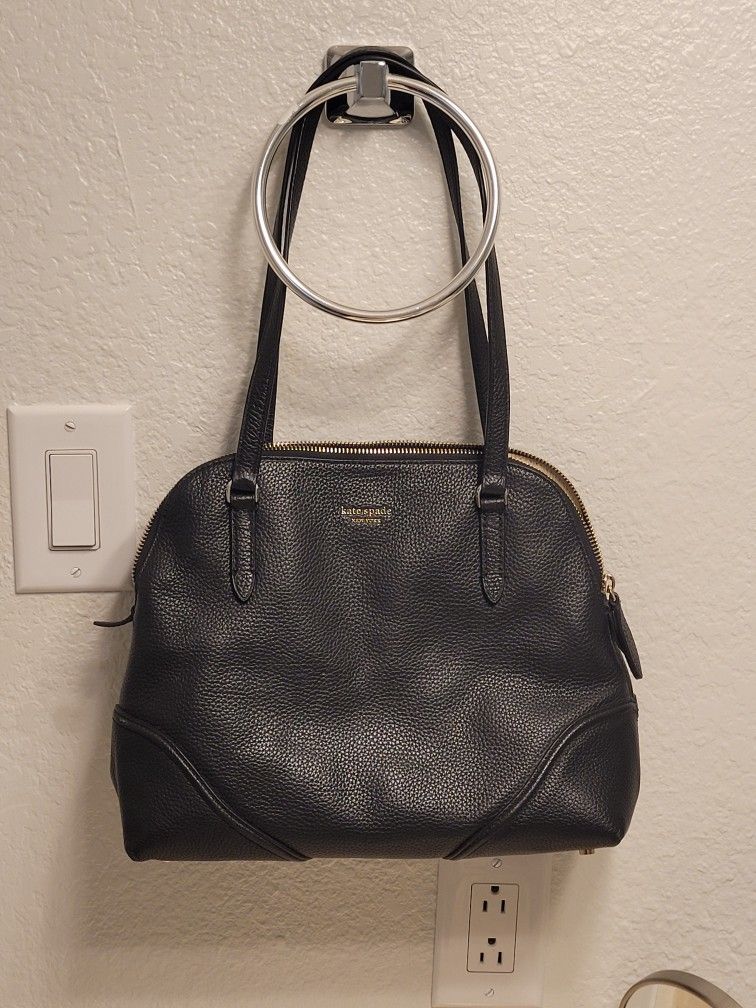 Kate Spade Black Pebbled Leather Handbag