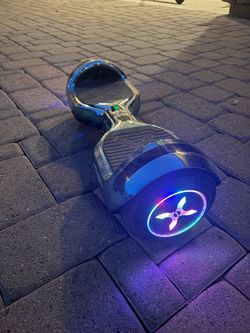 Hover-1 Chrome Hoverboard with LED Wheels